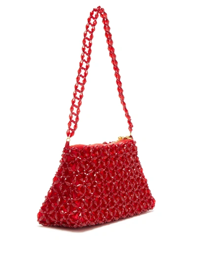 HealthdesignShops, shrimps floral beaded bag