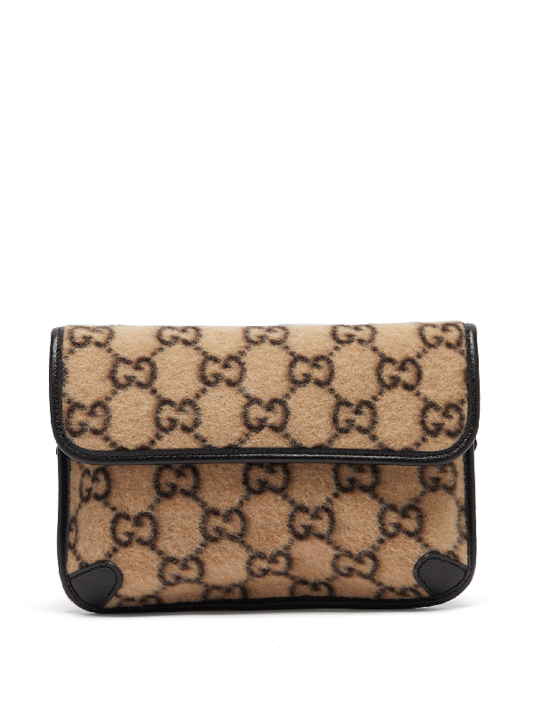 gucci wool belt bag