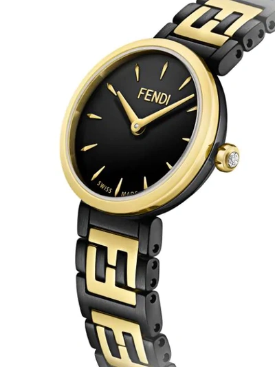 Shop Fendi Forever  Watch In Black