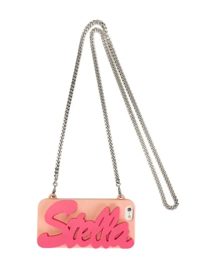 Shop Stella Mccartney Logo Iphone 6 Case - Pink