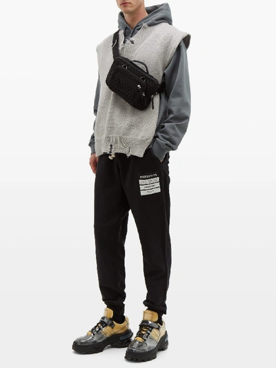 X Raf Simons Loop Cross-body Bag In Black