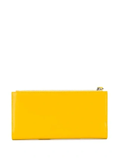 Shop Jil Sander Single Practical Wallet In Yellow