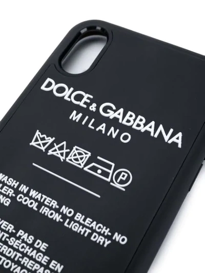 Shop Dolce & Gabbana Appliqué Iphone Xr Case In Black