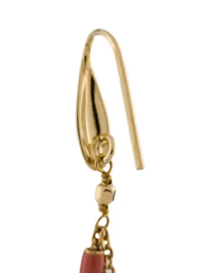 Shop Isabel Marant Casablanca Chain Earrings In Gold
