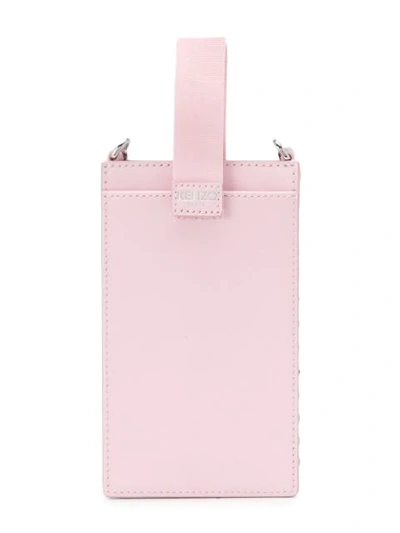 Shop Kenzo Eye Phone Case With Chain In Pink