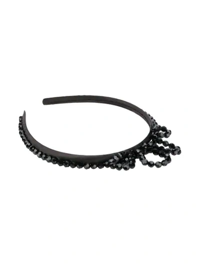 Shop Simone Rocha Wiggle Headband In Black