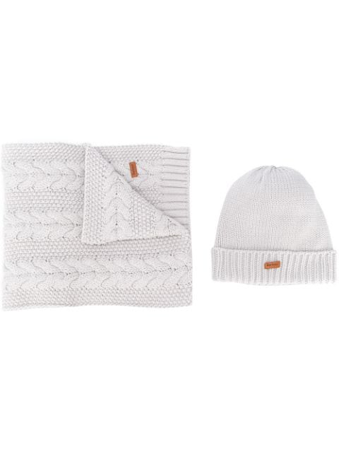 barbour grey hat