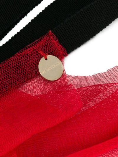 Shop Ann Demeulemeester Spitz Zulaufender Schal In 035 Red