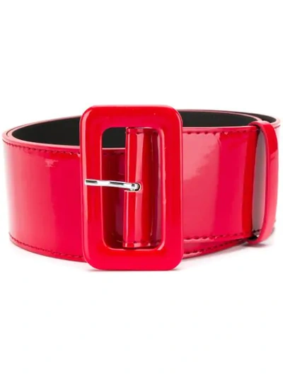 Shop P.a.r.o.s.h Moon Belt In Red
