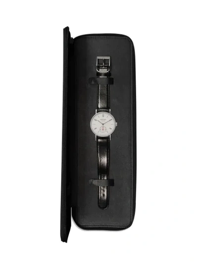 Shop Nomos Tangente Neomatik 35mm In White, Silver-plated
