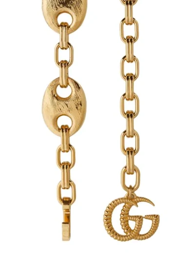 Shop Gucci Marina Chain Belt In Gold