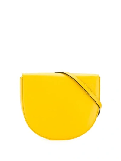Shop Loewe Heel Belt Bag In Yellow