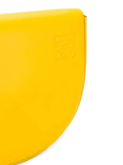Shop Loewe Heel Belt Bag In Yellow