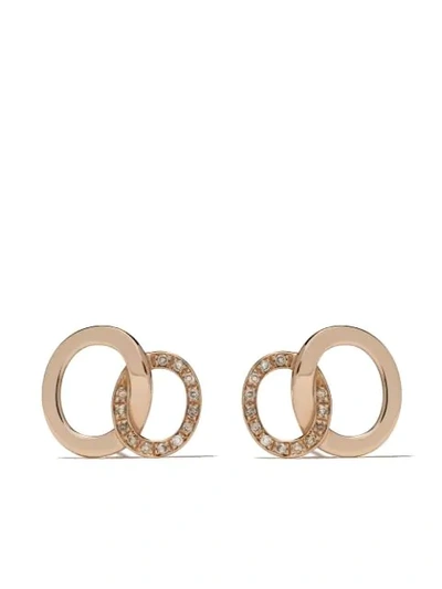 Shop Pomellato 18kt Rose Gold Brera Earrings