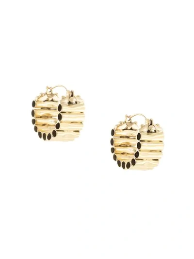 Shop Ellery Pawn Vessel Hoop Earrings In Gold
