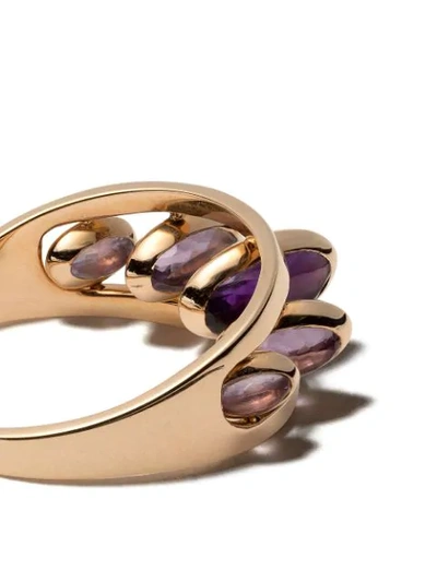 Shop Marie Mas 18kt Rose Gold Dancing Ring