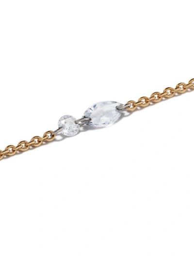 Shop White Bird 18kt Gold Diamond Single Fanny Chain Earring