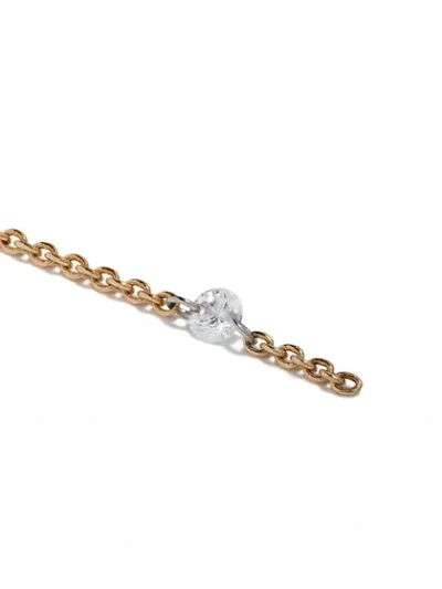 Shop White Bird 18kt Gold Diamond Single Fanny Chain Earring