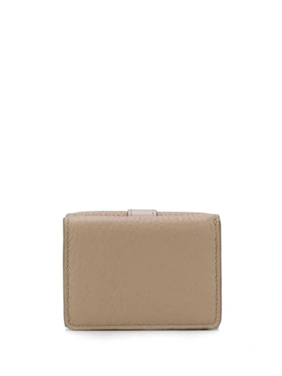 Shop Chloé Aby Padlock Square Purse In Silver
