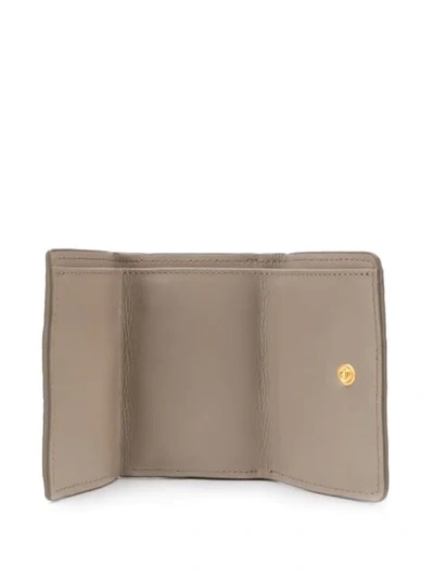 Shop Chloé Aby Padlock Square Purse In Silver