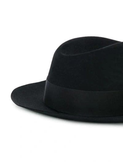 Shop Dolce & Gabbana Felt Fedora Hat In Black