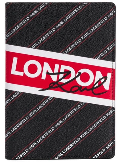 Shop Karl Lagerfeld London Wallet - Black
