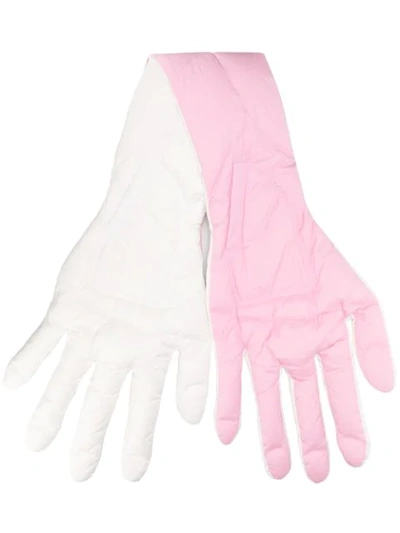 Shop Chen Peng Oversized Hand Scarf In Pink