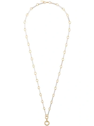 Shop Foundrae 18kt Weissgoldhalskette In Gold