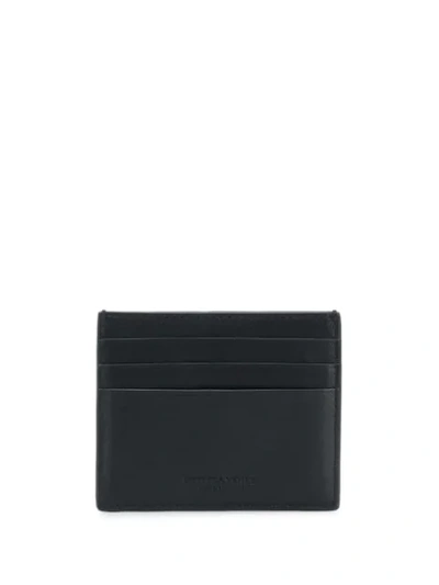 Shop Bottega Veneta Intrecciato Weave Cardholder In Black
