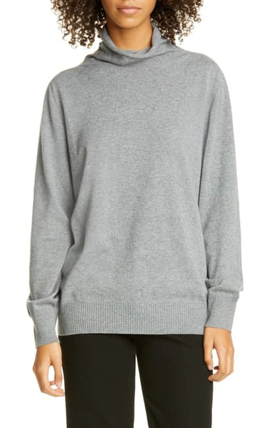 Shop Maison Margiela Turtleneck Cashmere Sweater In Grey