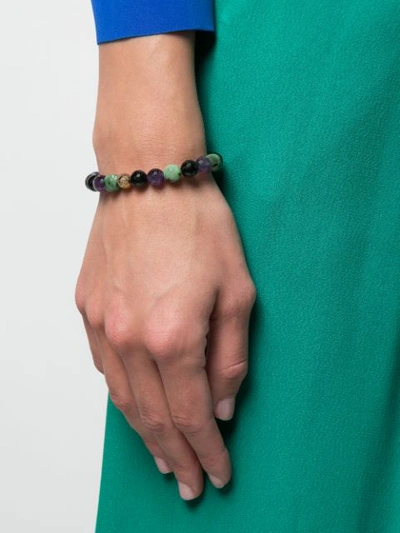 Shop Nialaya Jewelry Armband Mit Facettierten Schmucksteinen In Multicolour