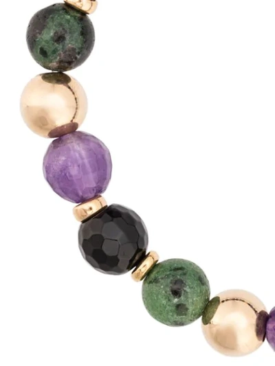 Shop Nialaya Jewelry Armband Mit Facettierten Schmucksteinen In Multicolour