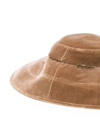Pre-owned A.n.g.e.l.o. Vintage Cult 1950's Cerrato Hat In Brown