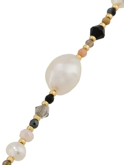 Shop Anni Lu Rock & Sea Beaded Bracelet In Oyster