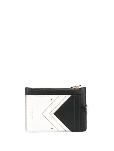 Shop Givenchy Two Tone Cardholder In Black