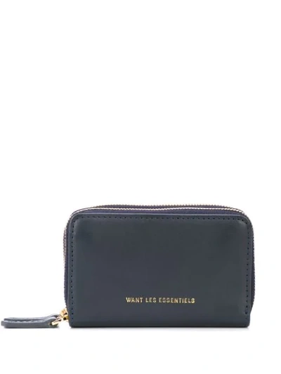 Shop Want Les Essentiels De La Vie Mini Petra Purse In Blue