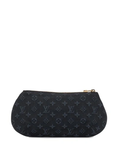 Pre-owned Louis Vuitton Anne Sophie Cosmetic Bag In Blue