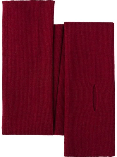 Shop Miu Miu Gloves In Red