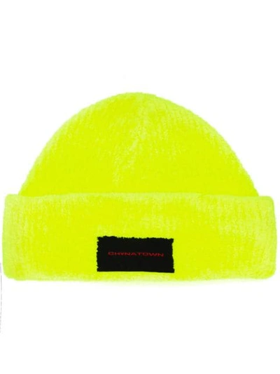 Shop Alexander Wang 'chyna Town' Beanie In Yellow