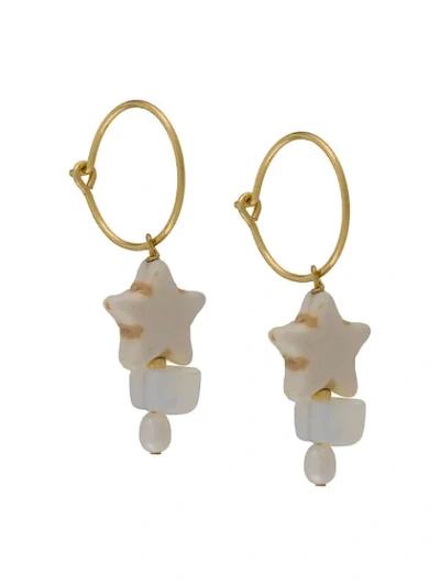 Shop Anni Lu Etoile Star Earrings In Gold