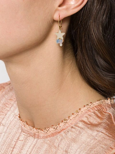 Shop Anni Lu Etoile Star Earrings In Gold