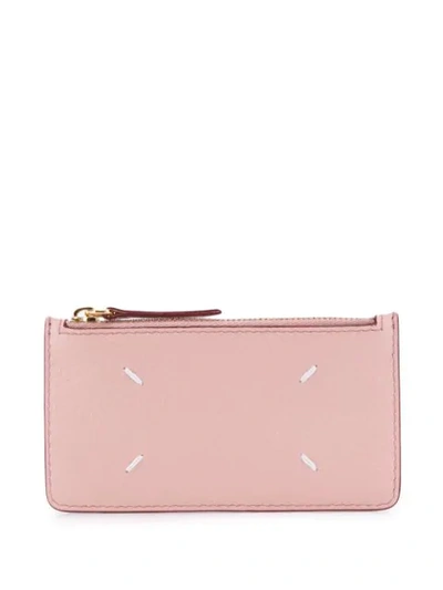 Shop Maison Margiela Card Holder Wallet In Pink