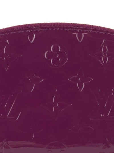 Pre-owned Louis Vuitton  Varnished Monogram Makeup Bag In Purple