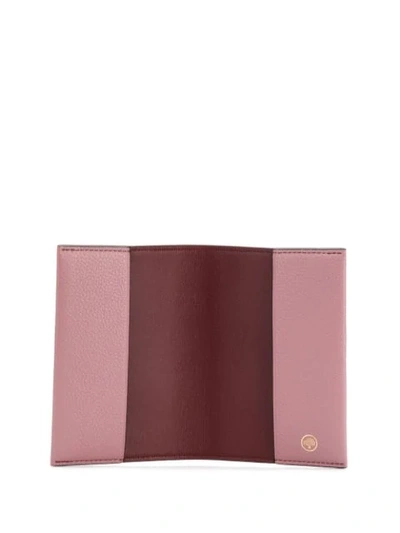 Shop Mulberry Textured Passport Cover In Pink