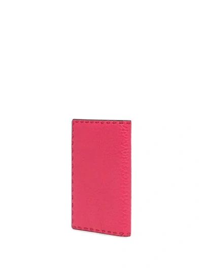 Shop Fendi Selleria Passport Cover In Pink