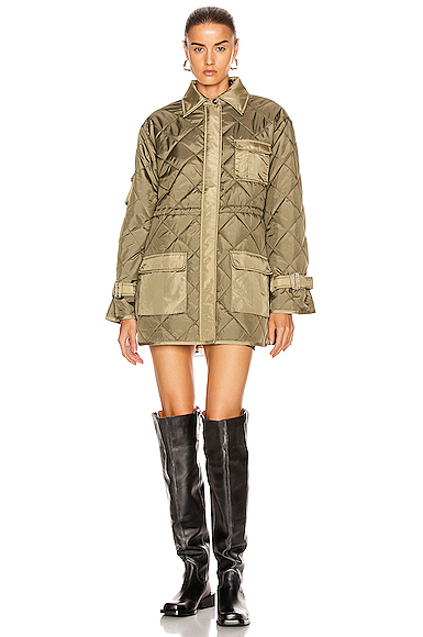 ganni ripstop viscose