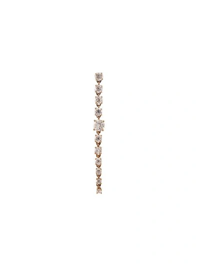 Shop Anita Ko 18kt Rose Gold Rope Diamond Earrings