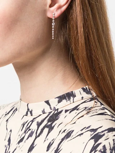 Shop Anita Ko 18kt Rose Gold Rope Diamond Earrings
