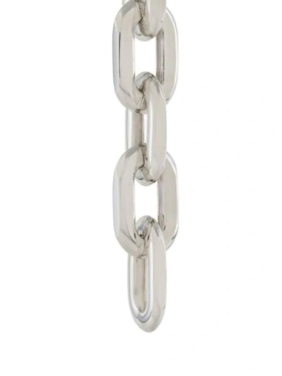 Shop Ambush Long Chain Earrings In Silver