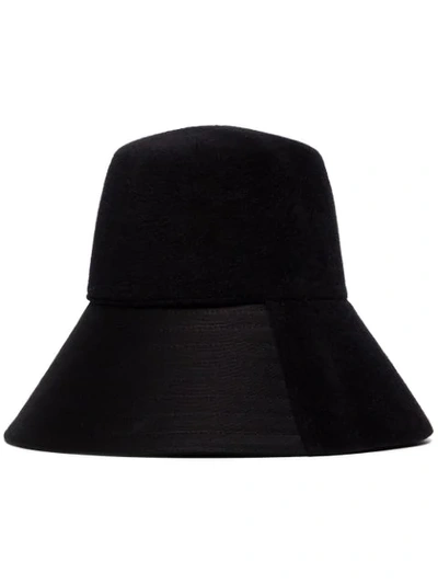 Shop Valentino Garavani Structured Bucket Hat In Black